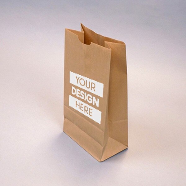 Custom-Printed Natural Kraft 10-lb